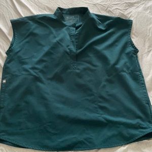 Figs Rafaela top Carribean Blue size Large